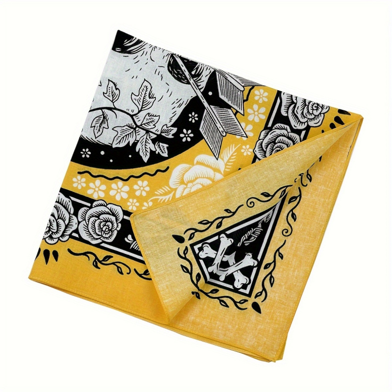 Skull Arrow Retro Headscarf Sq - Bandana Cotton reseña y precio