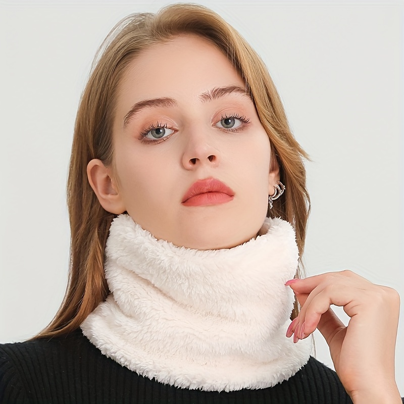 Windproof Plush Infinity Scarf - Infinity Scarf Knit reseña y precio