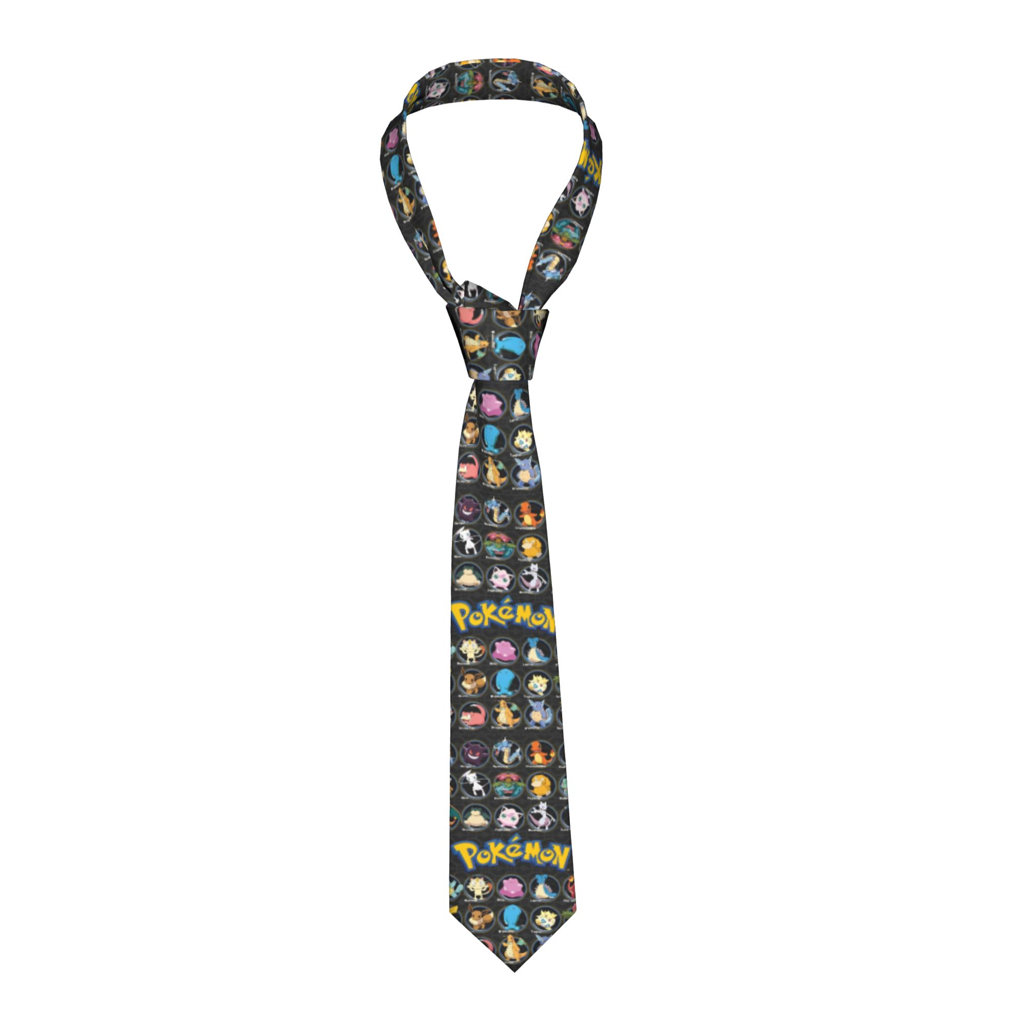 Cartoon Pokemon Characters Nec - Skinny Tie Men reseña y precio