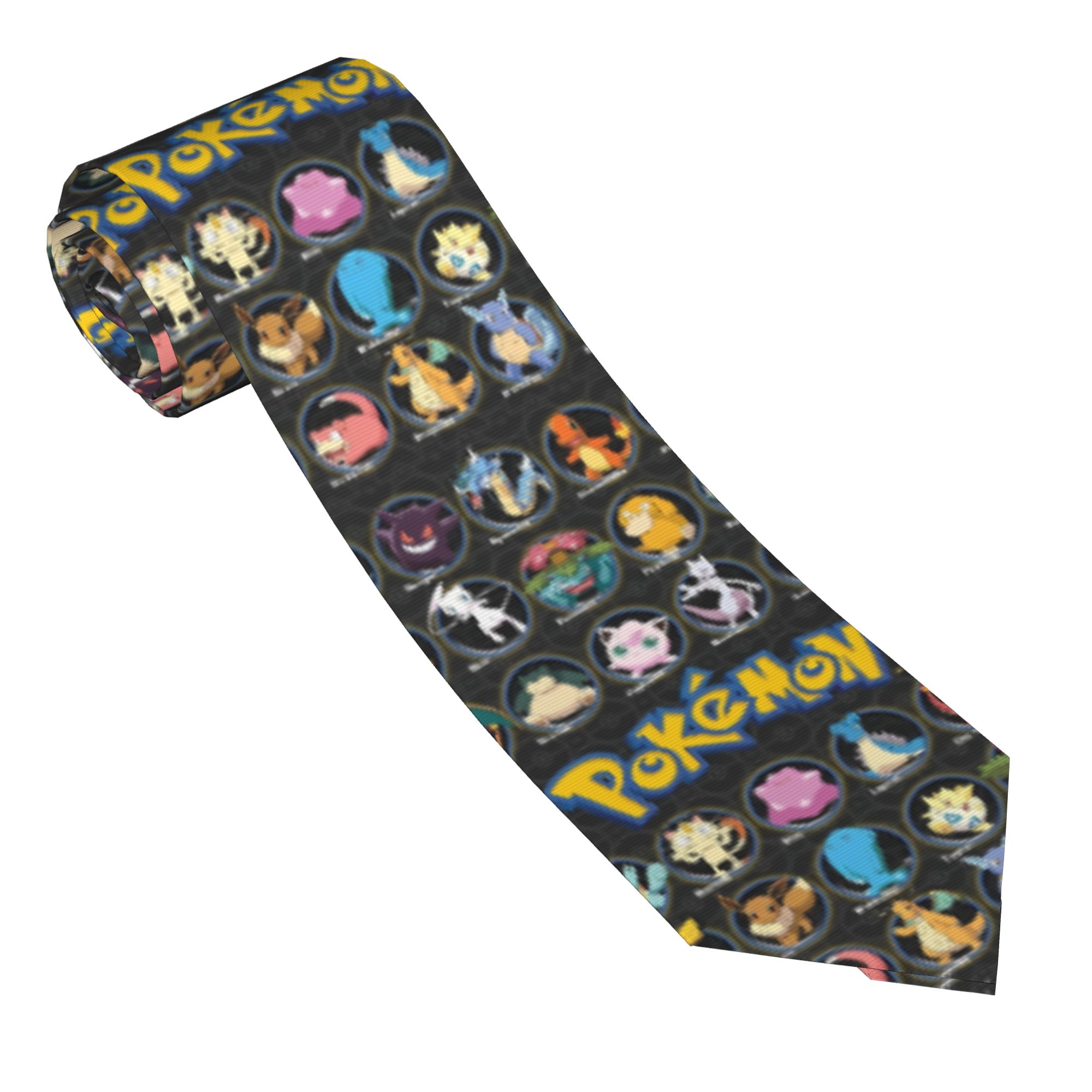 Cartoon Pokemon Characters Nec - Skinny Tie Men reseña y precio