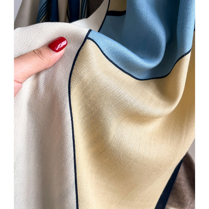 Luxury Brand Scarf  Wool Cotto - Pashmina Wrap Large reseña y precio