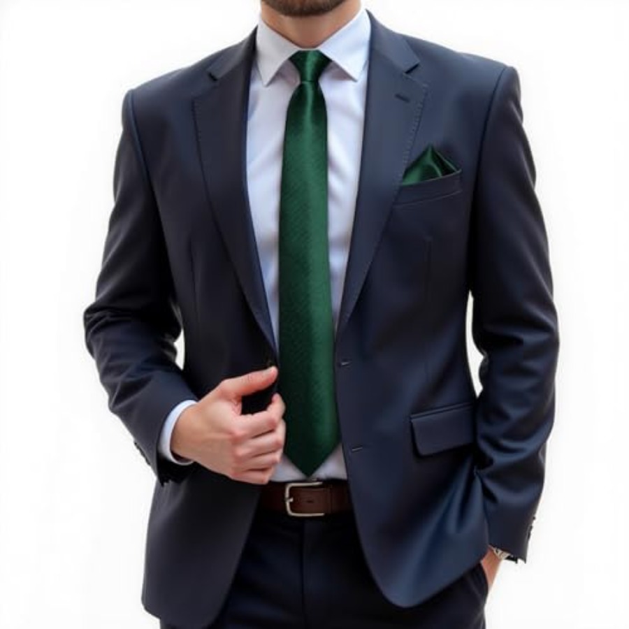 Silk Zipper Ties for Men,Paisl - Pocket Square Set reseña y precio