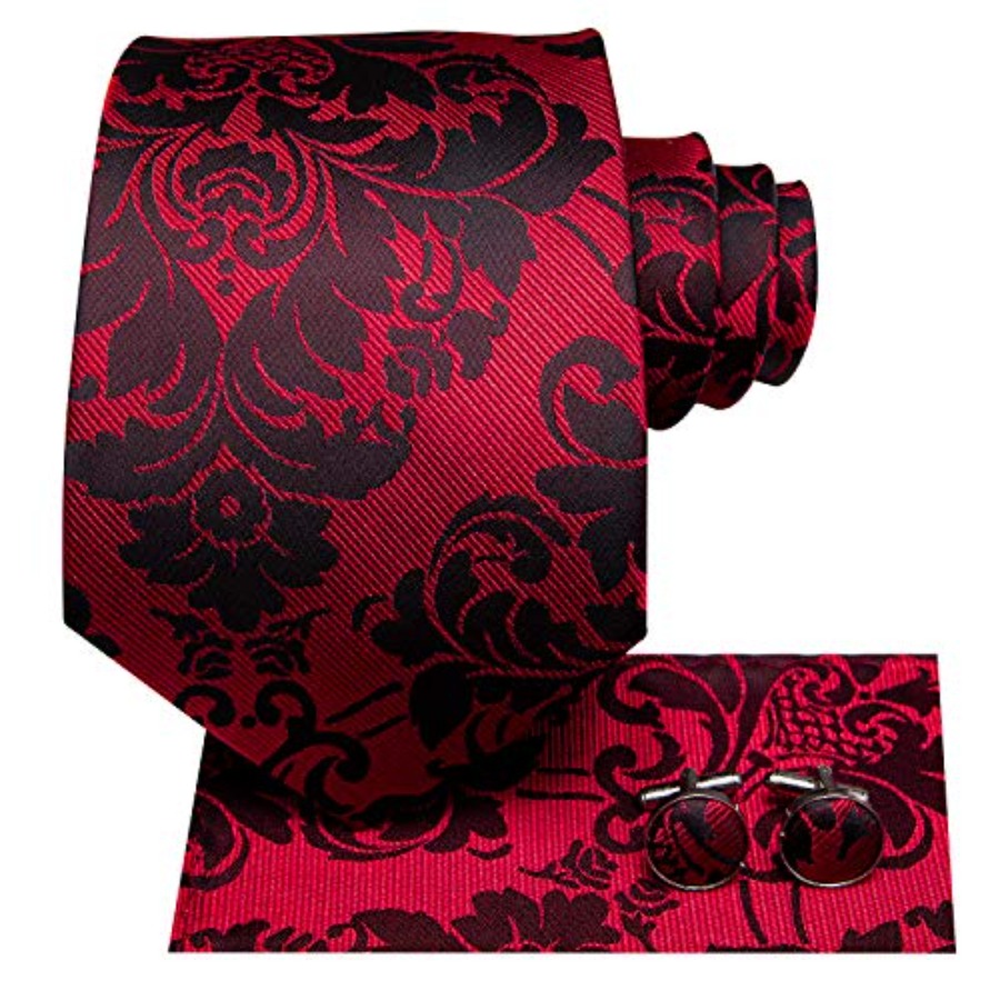 Silk Ties for Men Plaid Paisle - Pocket Square Set reseña y precio