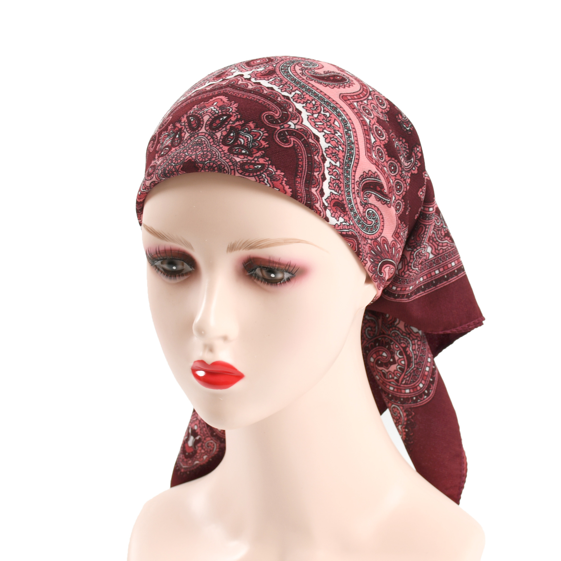 70*70cm Women Retro Floral Rus - Bandana Cotton reseña y precio