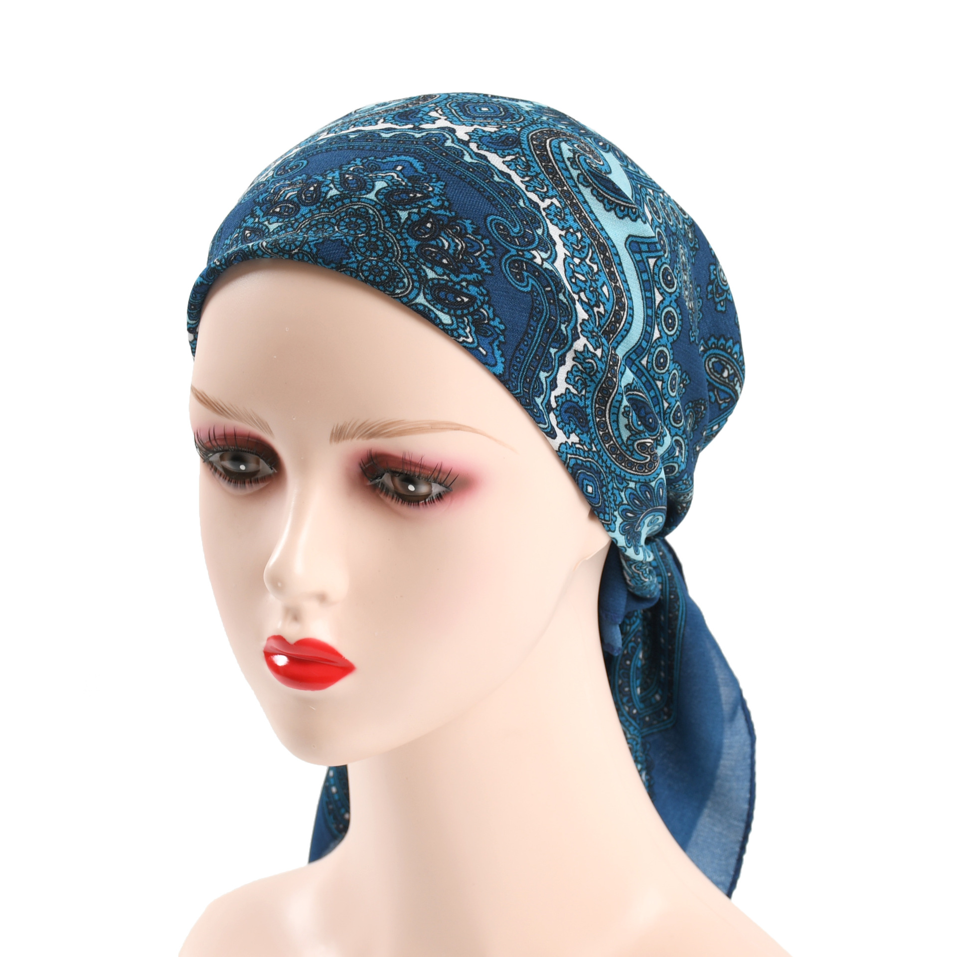 70*70cm Women Retro Floral Rus - Bandana Cotton reseña y precio