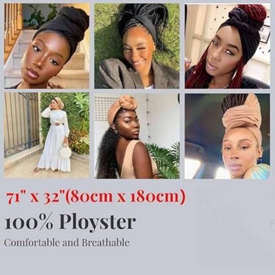 Muslim Hijab for Women Scarf L - Head Wrap Turban reseña y precio
