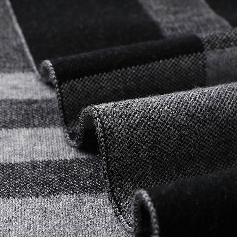 Luxury Scarf Man Winter Warm W - Muffler Men Wool reseña y precio