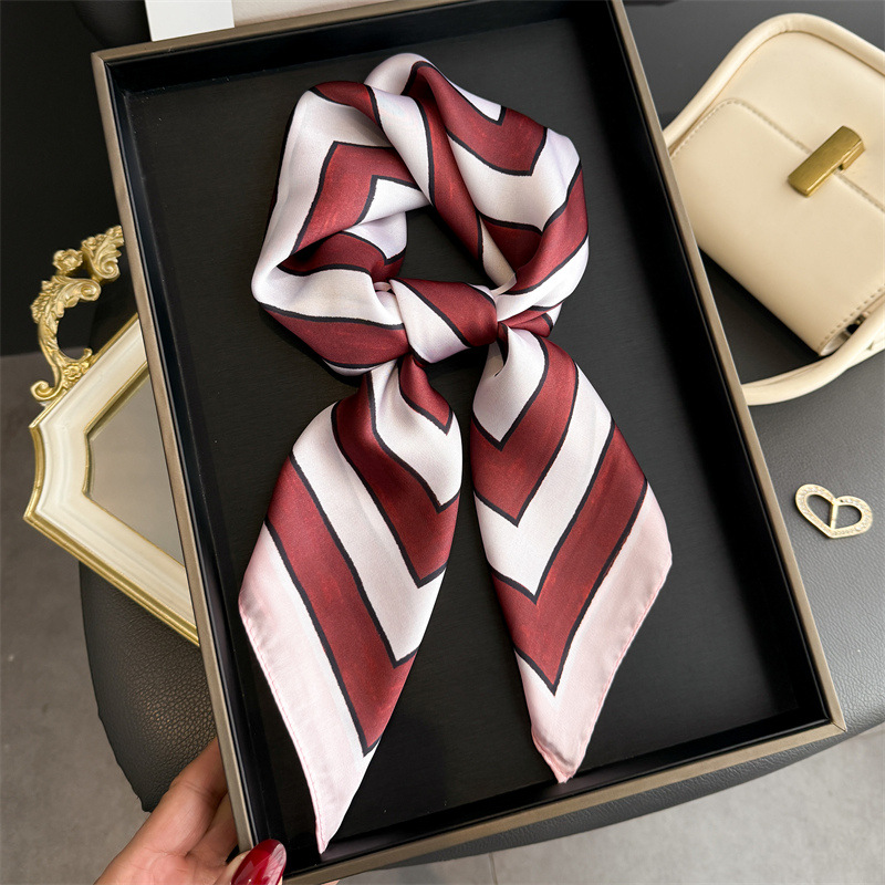Satin Silk Geometric Stripe Pr - Silk Tie Striped reseña y precio