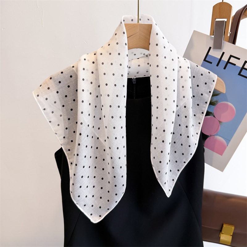 50cm Cotton Linen Square Scarf - Bandana Cotton reseña y precio