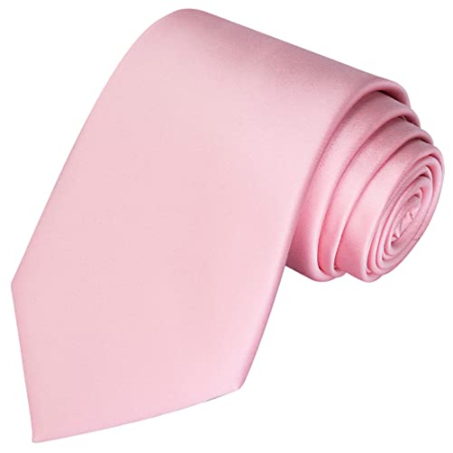 Satin Tie Set Solid Ties Mens  - Pocket Square Set reseña y precio
