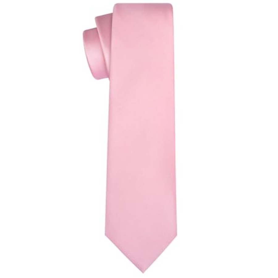 Satin Tie Set Solid Ties Mens  - Pocket Square Set reseña y precio