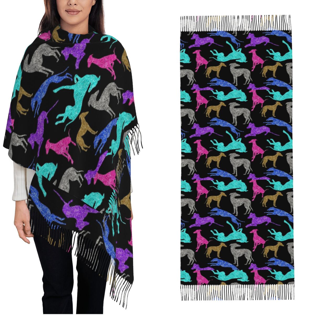 Greyt Greyhound Combo Scarf Wa - Pashmina Wrap Large reseña y precio