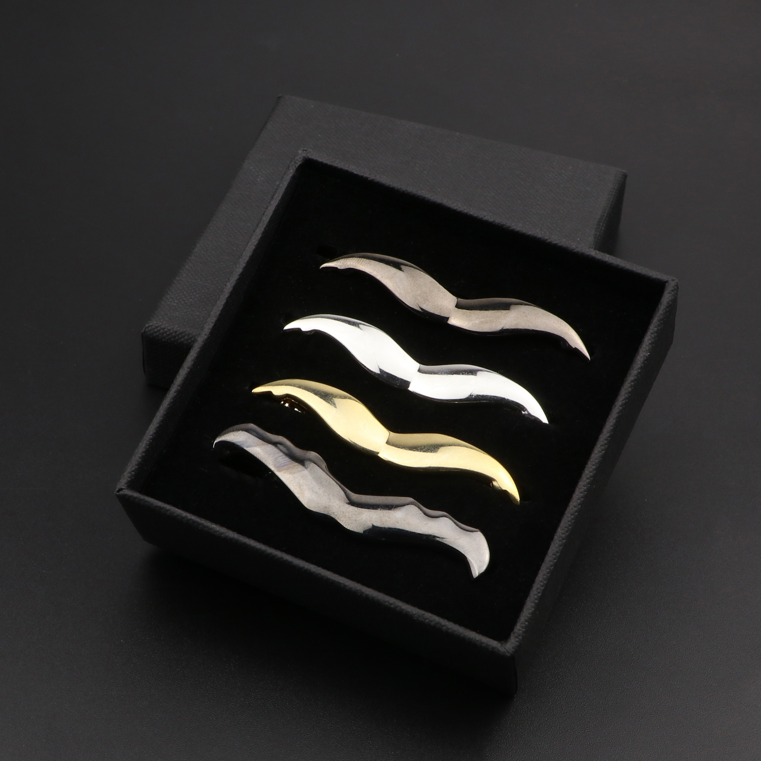 Fashion Metal Men Tie Clip Set - Tie Bar Set Gift reseña y precio