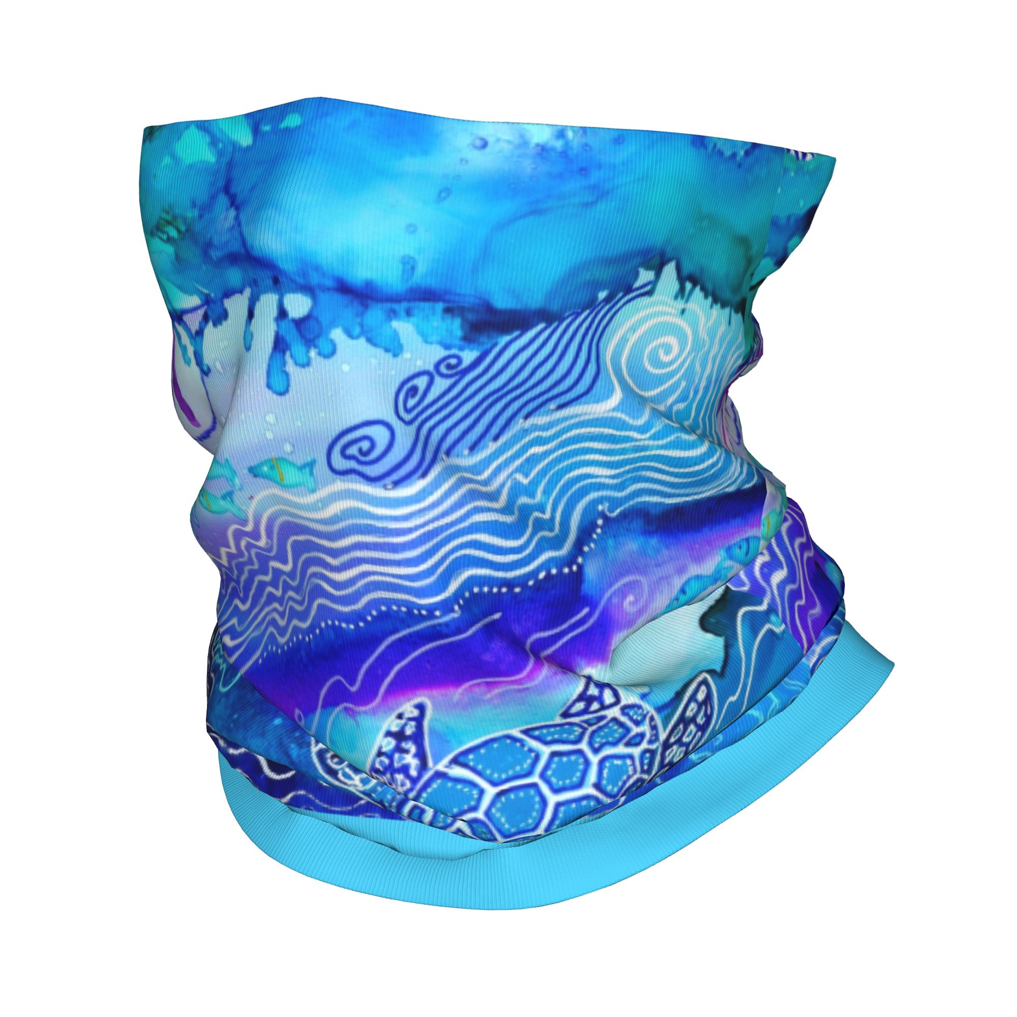 Custom Ocean Turtle Dive Winte - Neck Warmer Tube reseña y precio
