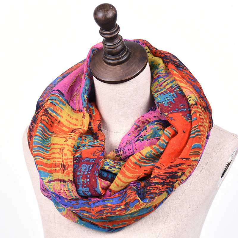 Fashion Women Soft Viscose Pri - Infinity Scarf Knit reseña y precio