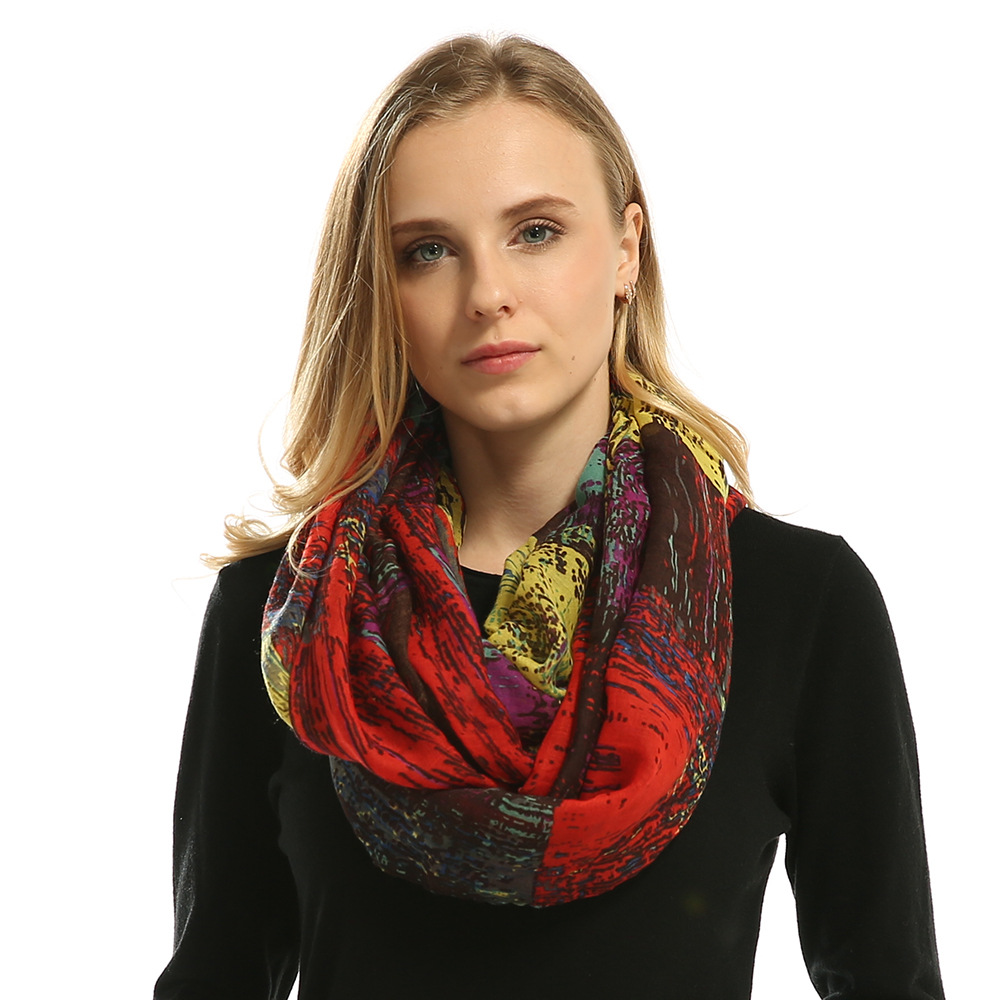 Fashion Women Soft Viscose Pri - Infinity Scarf Knit reseña y precio