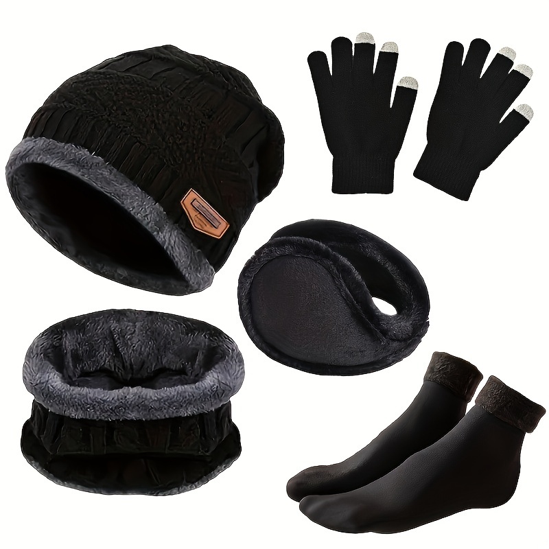 Men's winter hat, outdoor wint - Muffler Men Wool reseña y precio