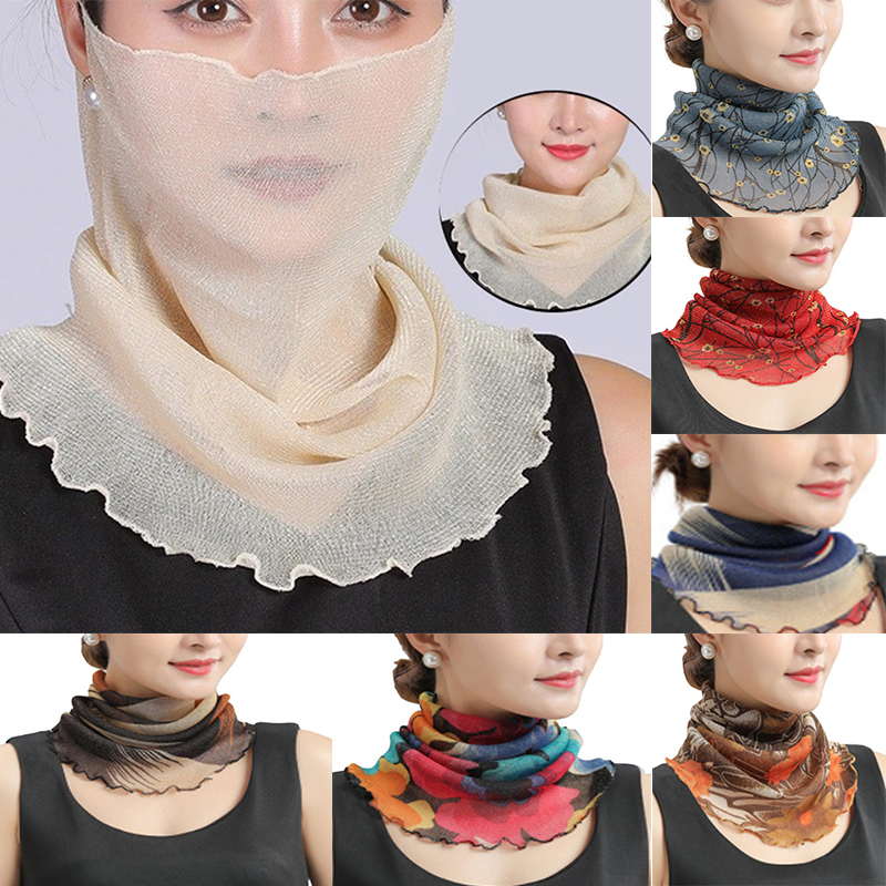Spring Summer Chiffon Neck Col - Silk Neck Scarf reseña y precio