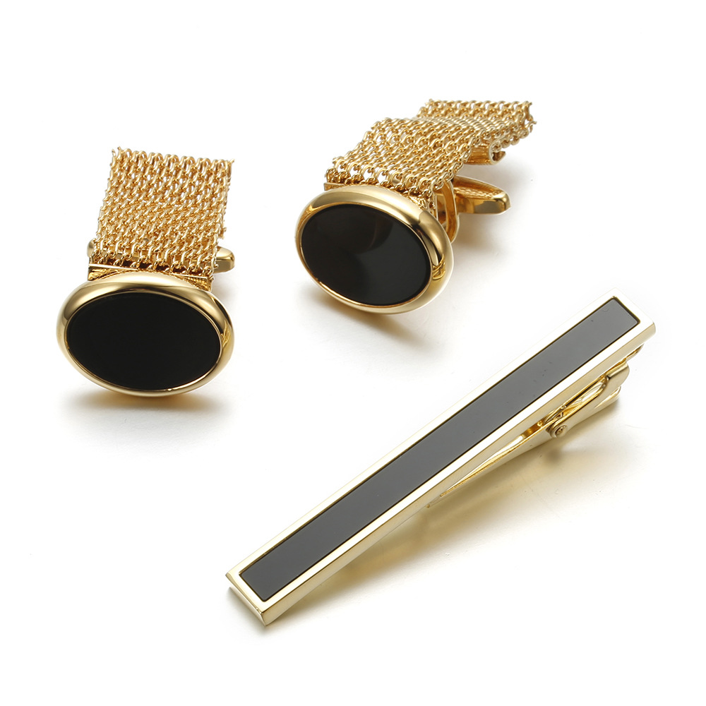 VAGULA New 9PCS Cuff links Tie - Tie Bar Set Gift reseña y precio