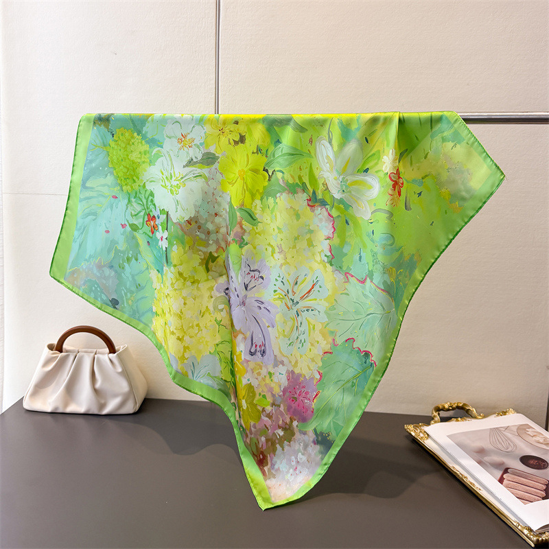 70*70cm Square Silk Scarf for  - Silk Neck Scarf reseña y precio