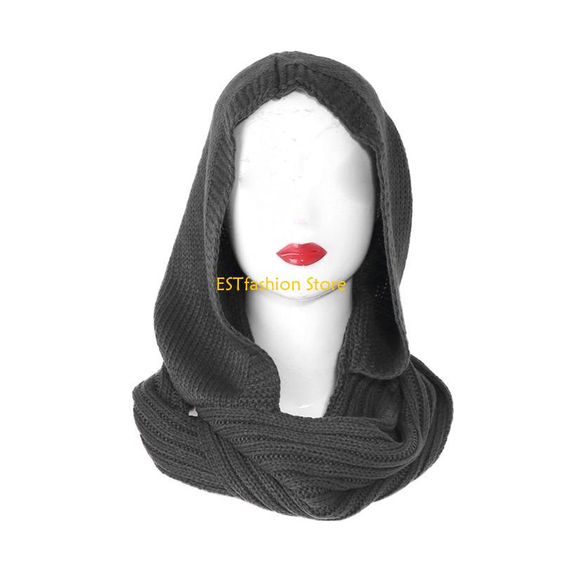 Y5GC Women Rib Knit for Infini - Infinity Scarf Knit reseña y precio
