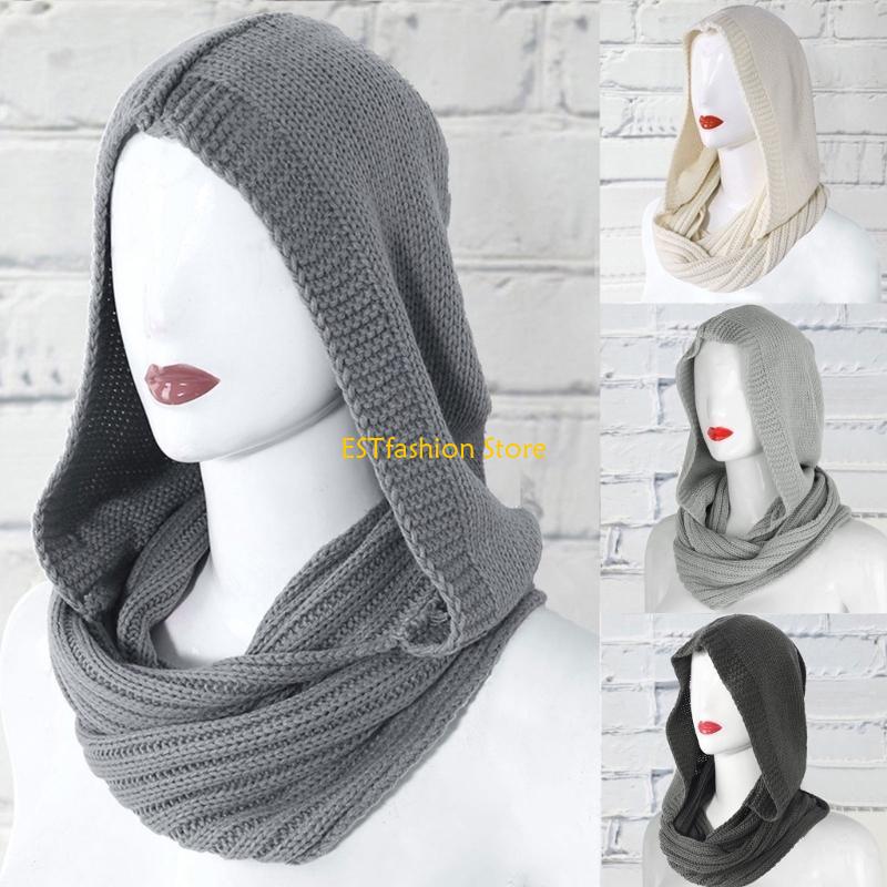 Y5GC Women Rib Knit for Infini - Infinity Scarf Knit reseña y precio