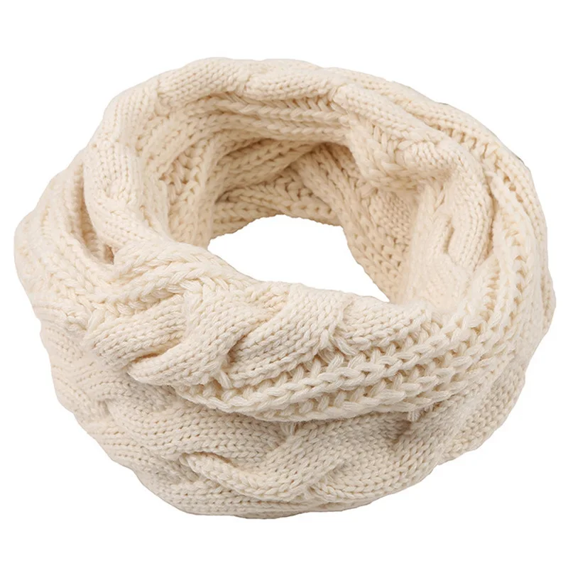 Men Women Boys Girls Thick Rib - Infinity Scarf Knit reseña y precio