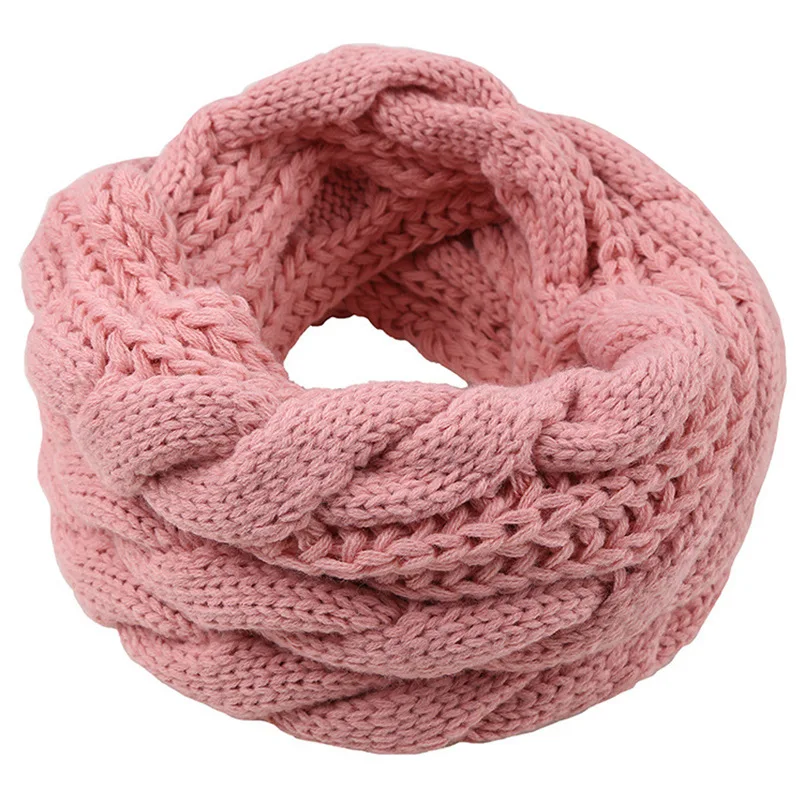 Men Women Boys Girls Thick Rib - Infinity Scarf Knit reseña y precio