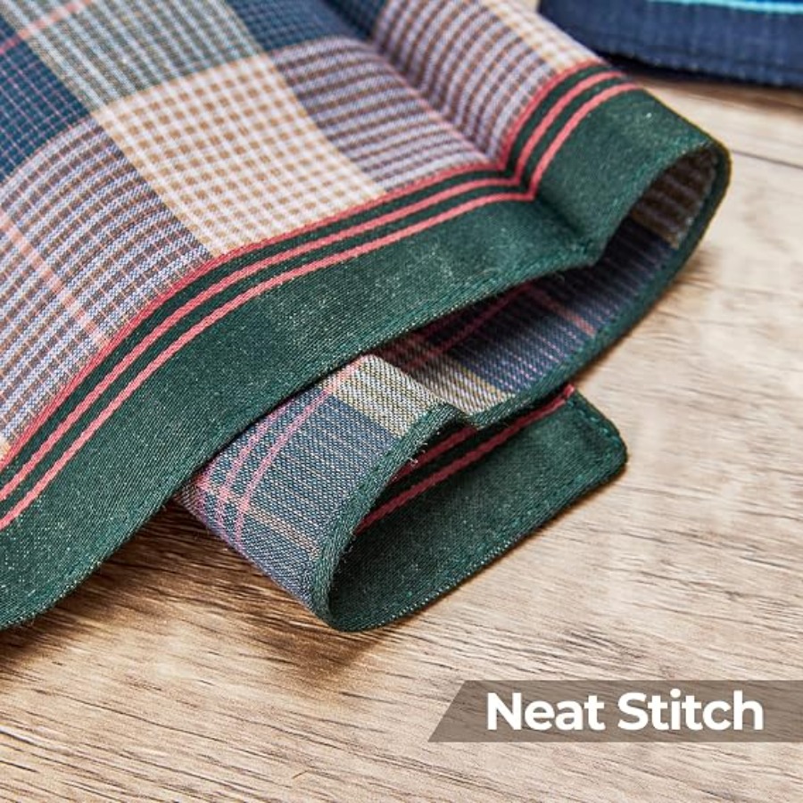 Handkerchiefs for Men, 12PCS 1 - Handkerchief Cotton Men reseña y precio