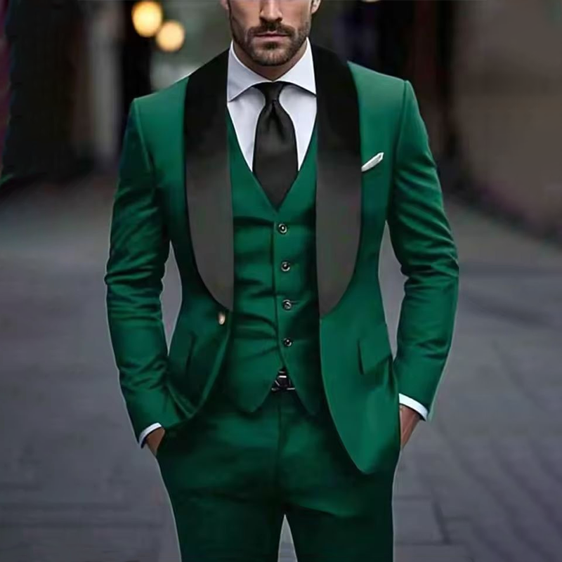 Elegant man suit Green Men Sui - Muffler Men Wool reseña y precio