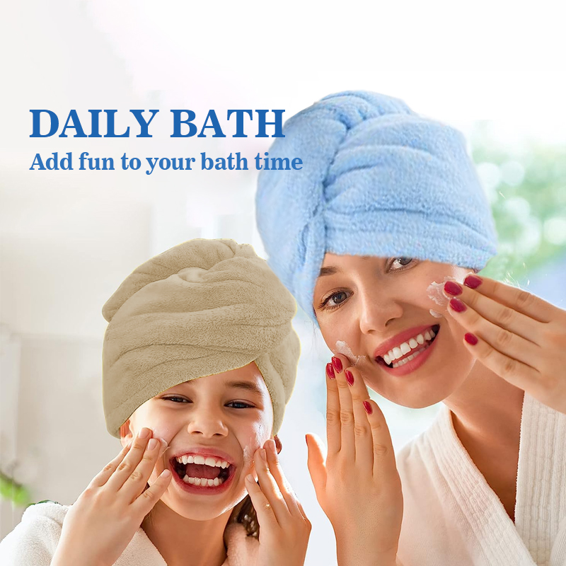 Microfiber Hair Towel Wrap for - Head Wrap Turban reseña y precio