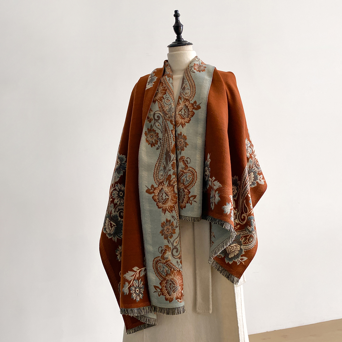 2025 Winter Luxury Imitation C - Woven Scarf Blanket reseña y precio