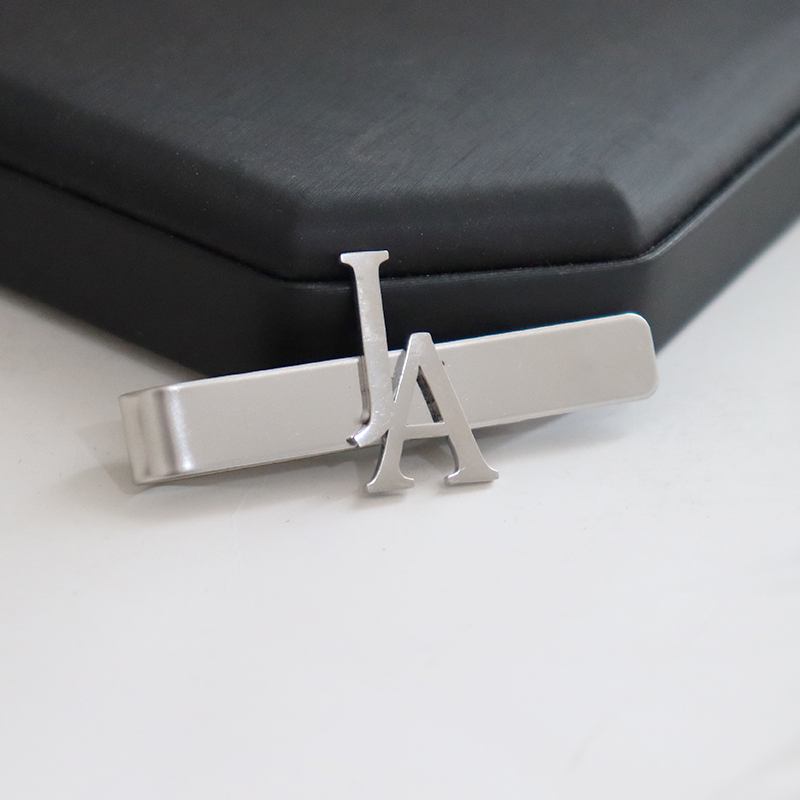 DIY Letter Name Pattern 4.8*0. - Tie Clip Silver reseña y precio