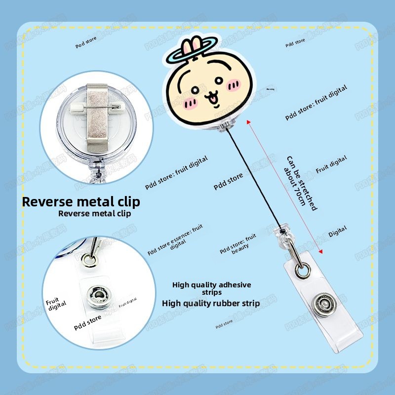 jiyi Retractable Badge Reel Ka - Lanyard Badge Holder reseña y precio