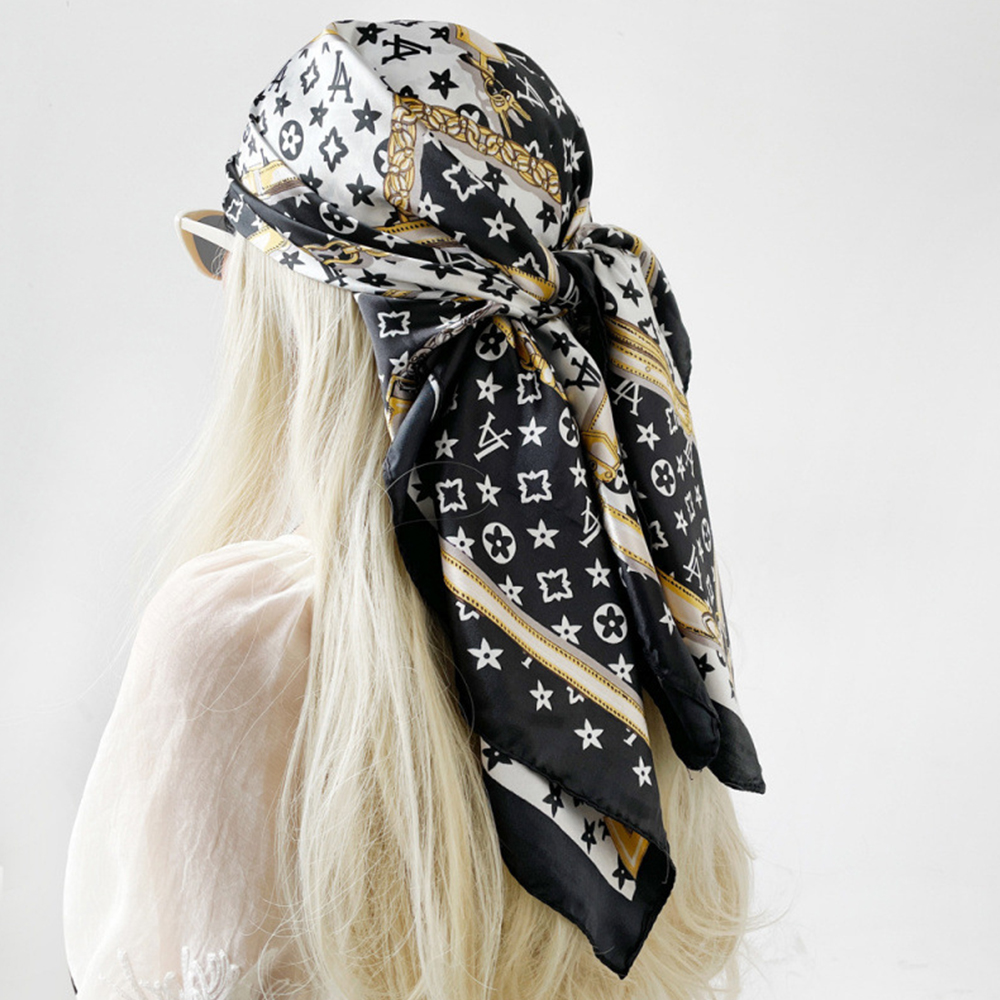 New Hot Sale Fashion 90X90cm P - Ascot Neck Scarf reseña y precio