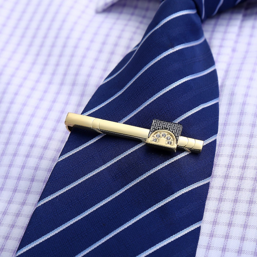 Gold Tone Cufflinks Tie Bar Se - Tie Bar Set Gift reseña y precio