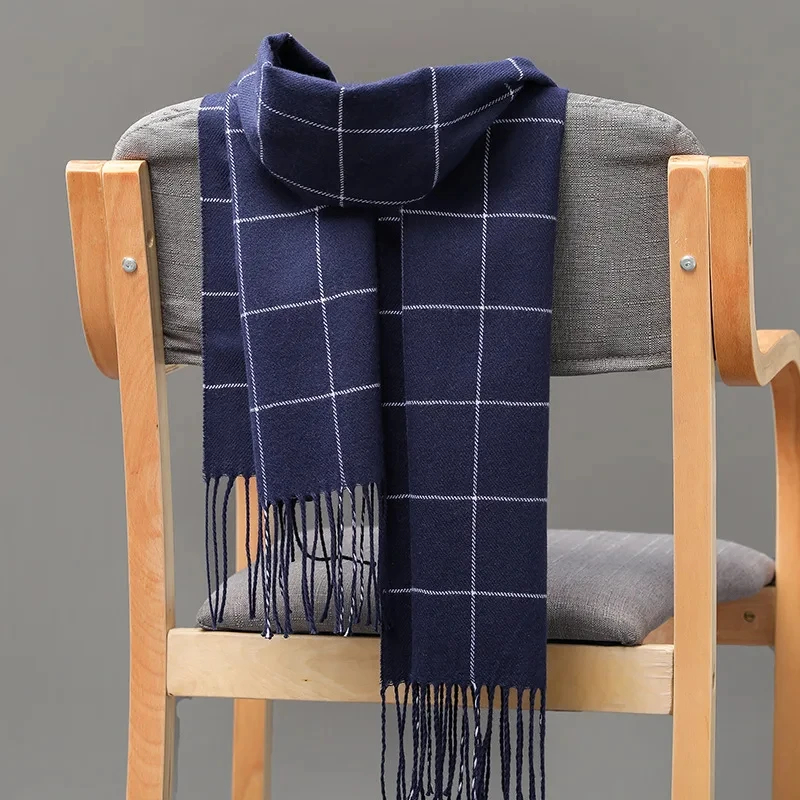 2024 New Winter Men Scarf Keep - Muffler Men Wool reseña y precio
