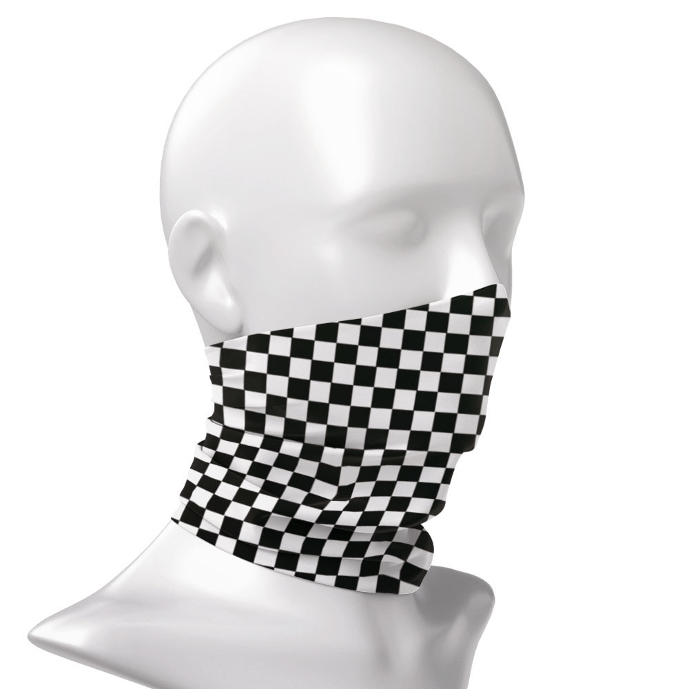 Checkered Ska Printed Headband - Neck Warmer Tube reseña y precio
