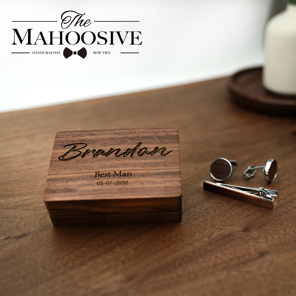 Name Engraved Groomsmen Best M - Tie Bar Set Gift reseña y precio